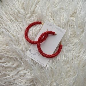 NEW Beaded Hoops